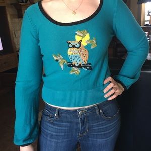 Retro Owl top!